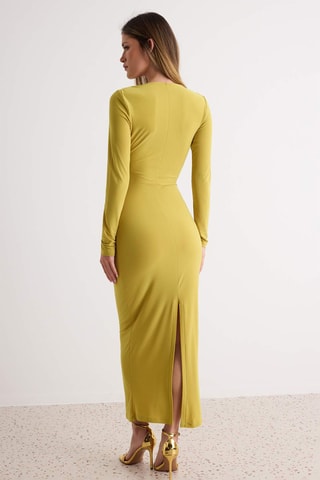 Robe fourreau - Vert foncé