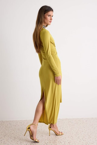 Robe fourreau - Vert foncé