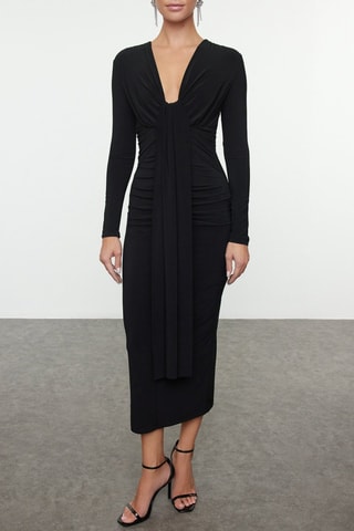 Robe fourreau - Noir