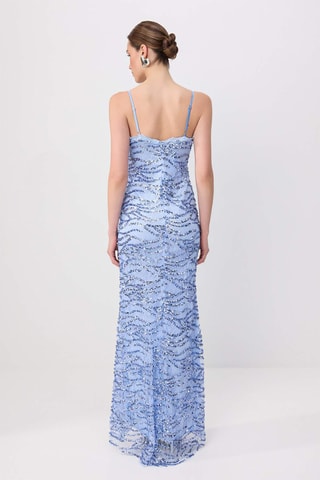 Robe longue - Bleu