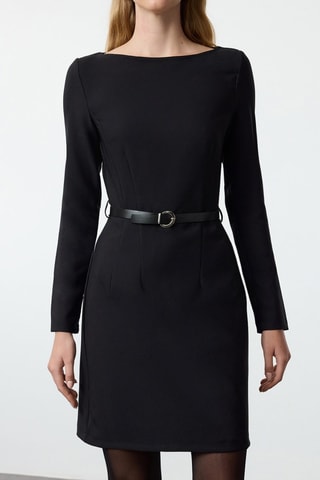 Vestido de tubo - Negro