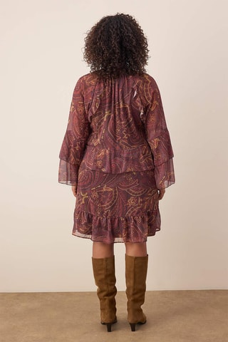 Robe volantée - Multicolore