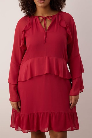 Robe volantée - Rose