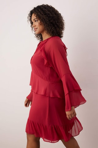 Robe volantée - Rose