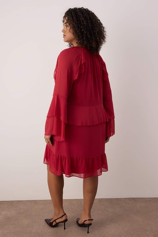 Robe volantée - Rose