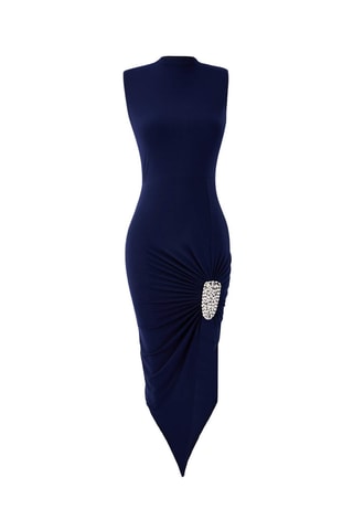 Robe droite - Bleu marine