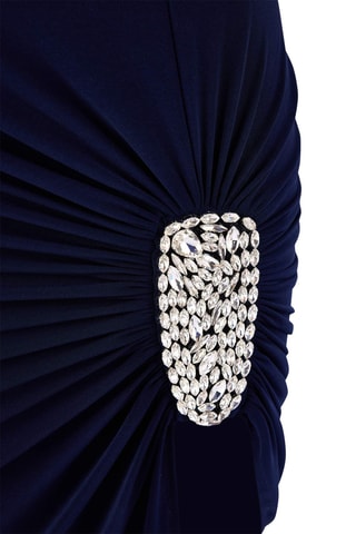 Robe droite - Bleu marine