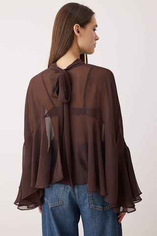 Blusa - Marrón oscuro
