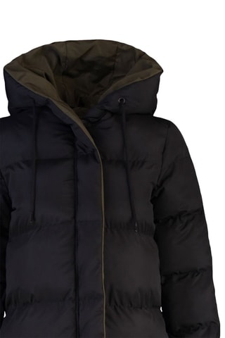 Abrigo regular fit - Negro y verde
