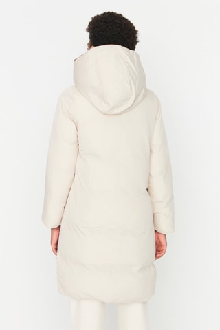 Anorak largo reversible - Marrón