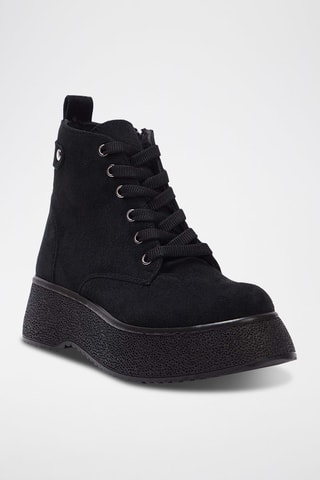 Botines de nobuk - Negro