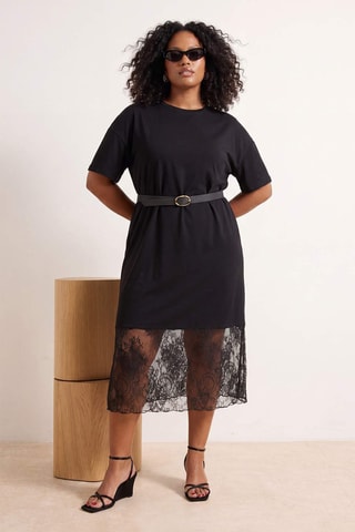 Robe midi - Noir