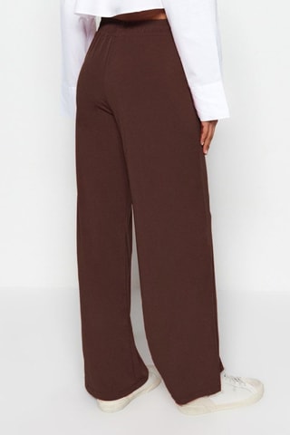Pantalón wide leg - Marrón