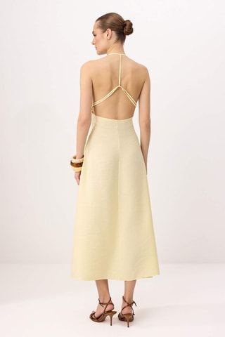 Robe midi - Jaune