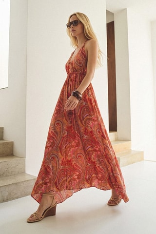 Vestido largo - Burdeos