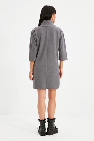 Vestido jersey - Gris