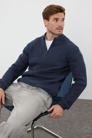 Jersey regular fit - Azul