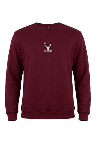Sudadera oversize - Burdeos
