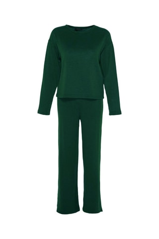 Top y pantalón relaxed - Verde