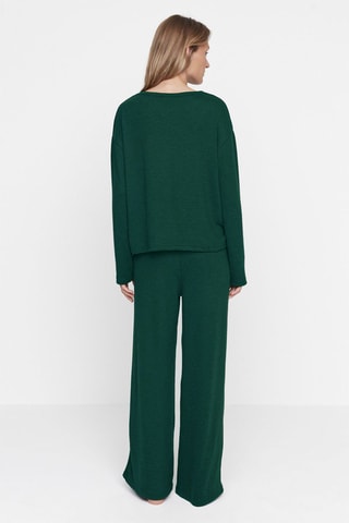 Top y pantalón relaxed - Verde