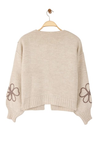 Cárdigan oversize - Beige