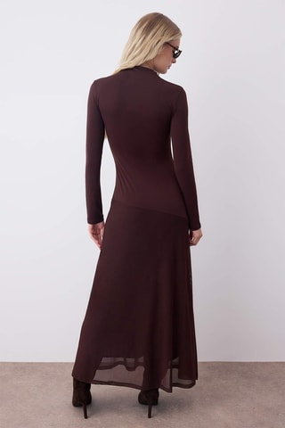Vestido largo - Marrón