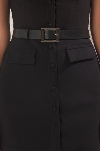 Mono efecto doble prenda - Negro