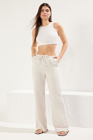 Pantalón - Beige