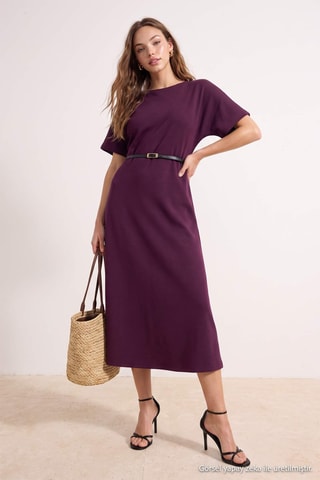 Vestido midi - Violeta