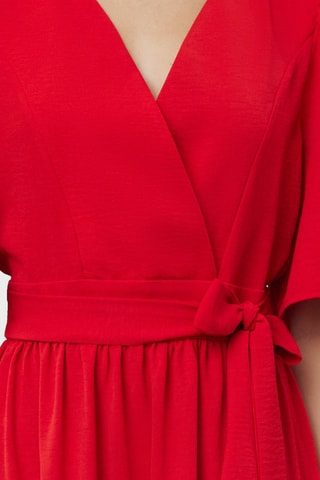 Vestido midi - Rojo