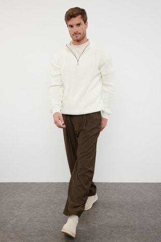 Jersey regular fit - Blanco