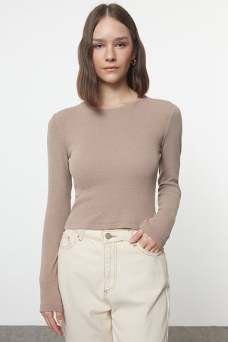 2 camisetas - Marrón y beige