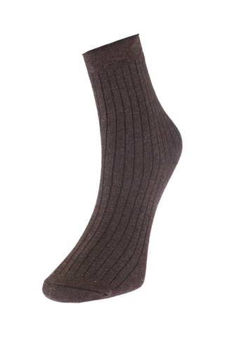 3 pares de calcetines - Beige y marrón