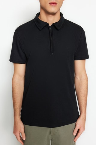 Polo regular fit - Negro