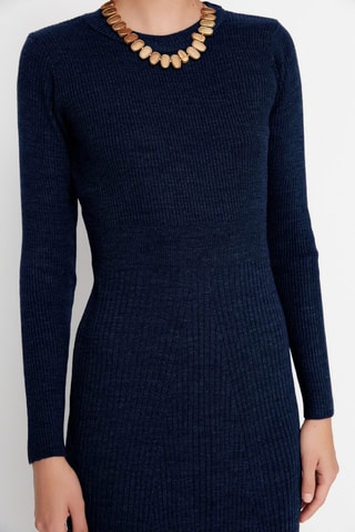 Vestido jersey - Azul