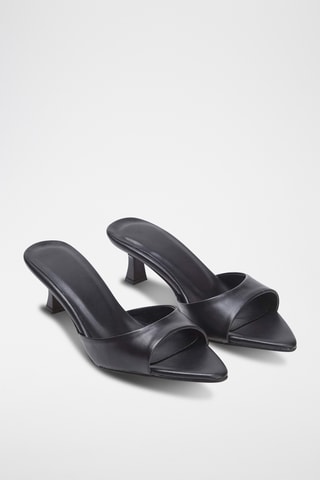 Sandalias de tacón - Negro