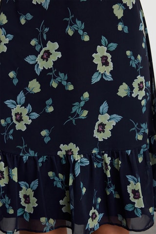 Vestido avolantado - Azul oscuro