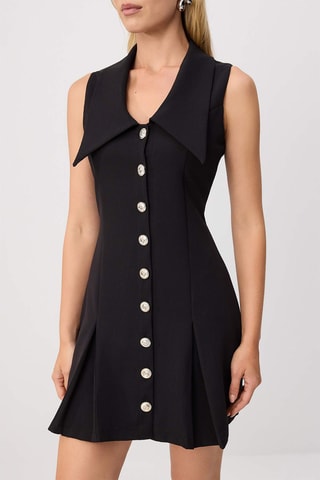 Vestido camisero - Negro