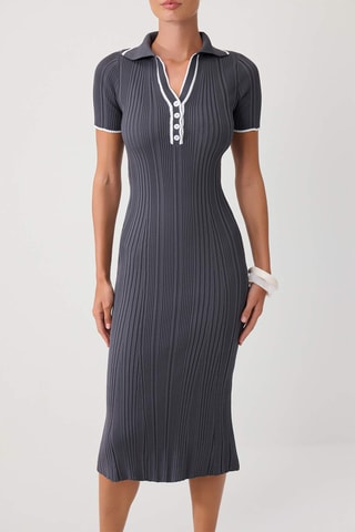 Vestido polo - Gris oscuro