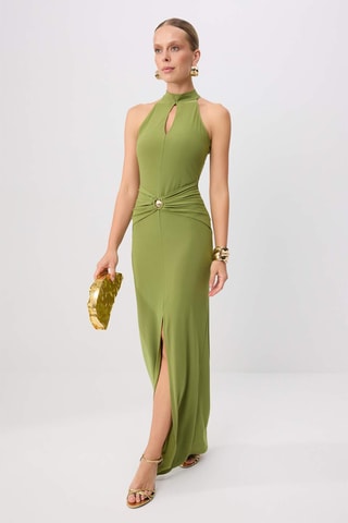 Vestido largo - Verde oscuro
