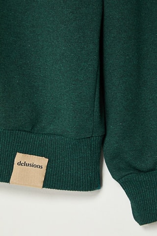Sudadera oversize - Verde