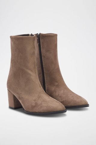 Botines de nobuk - Marrón