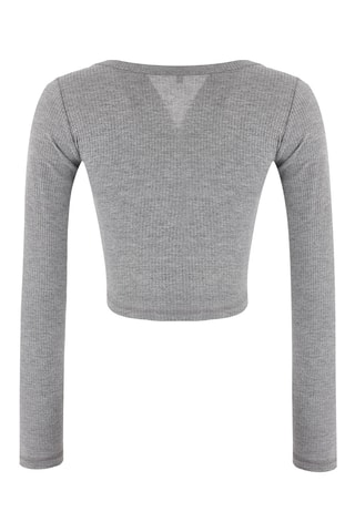 Crop top - Gris