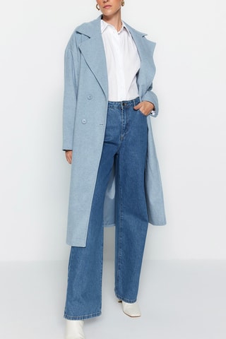 Abrigo oversize - Azul