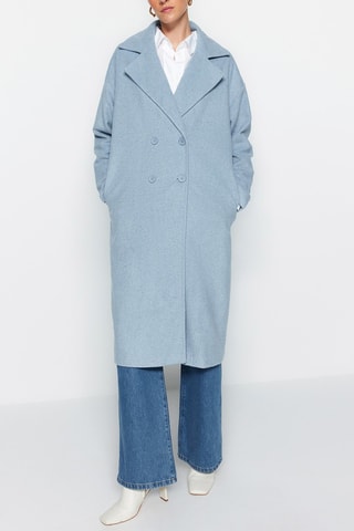 Abrigo oversize - Azul