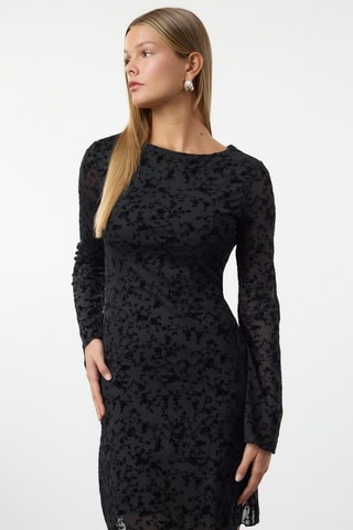Vestido de tubo - Negro