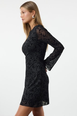 Vestido de tubo - Negro
