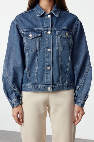 Chaqueta oversize - Azul