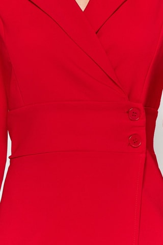 Vestido cruzado - Rojo