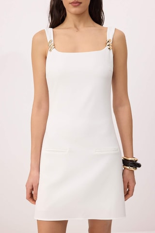 Vestido recto - Crudo